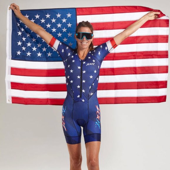 Zoot LTD Tri Aero FZ Racesuit — Stars & Stripes (Hard To Find) — Women's XL - Picture 11 of 12